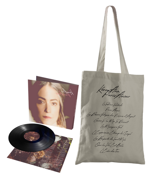 PACK VINYLE + TOTE BAG "PARIS AMOUR"