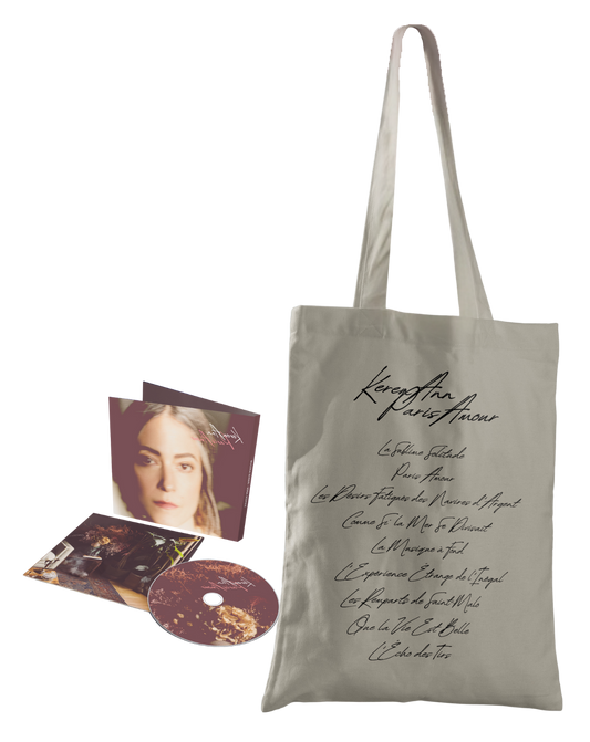 PACK CD + TOTE BAG "PARIS AMOUR"